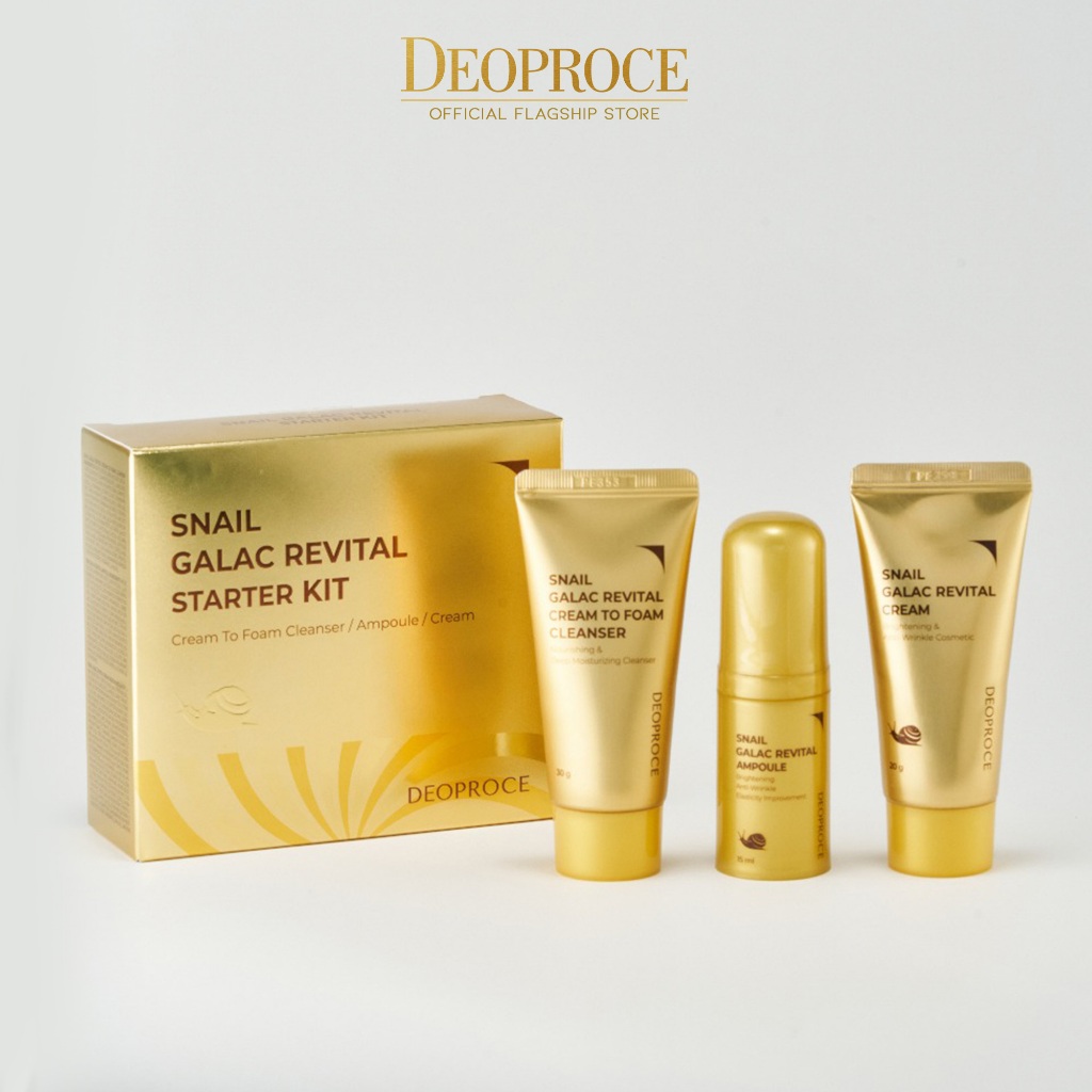 Deoproce Snail Galac Revital Starter Kit | Shopee Philippines