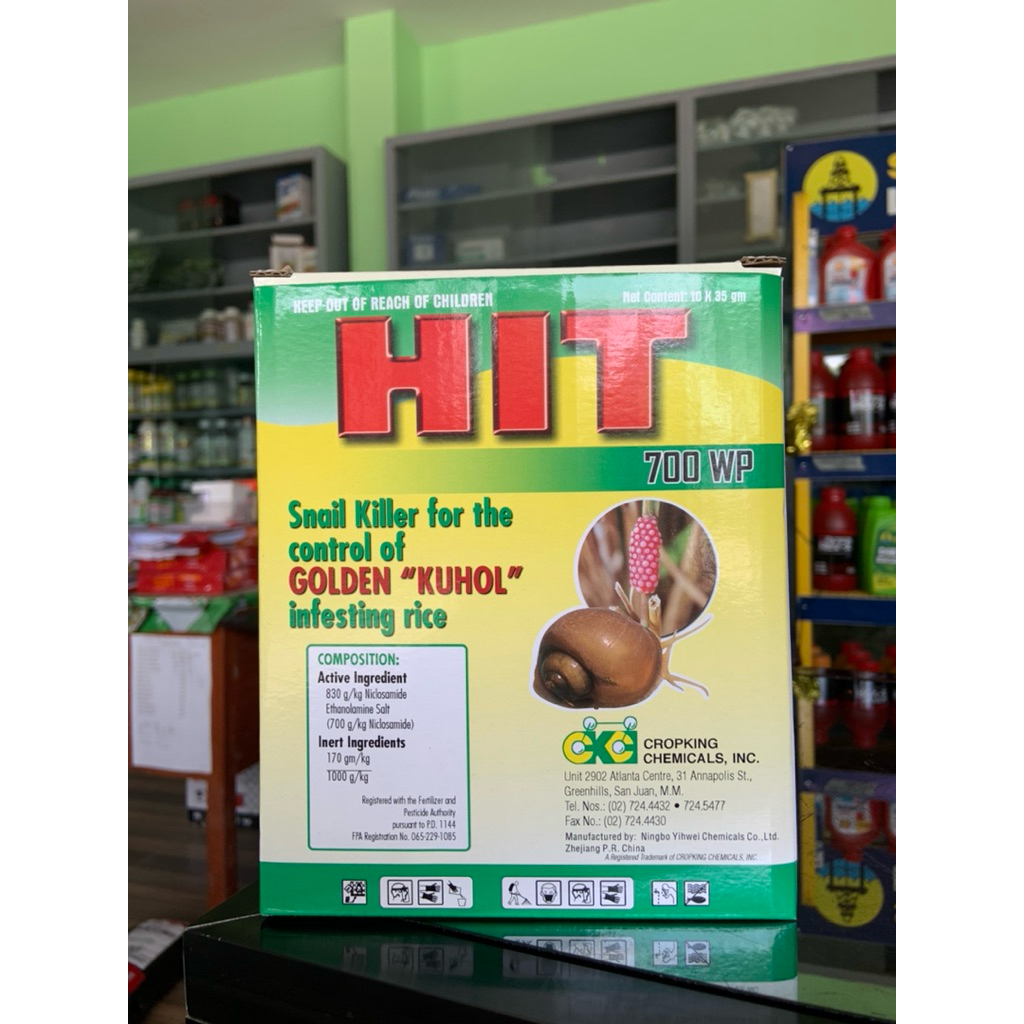 HIT 70WP POWDER - MOLLUSCICIDE - 1 BOX Like CRUSHER CANON NICLOS M PLUS ...