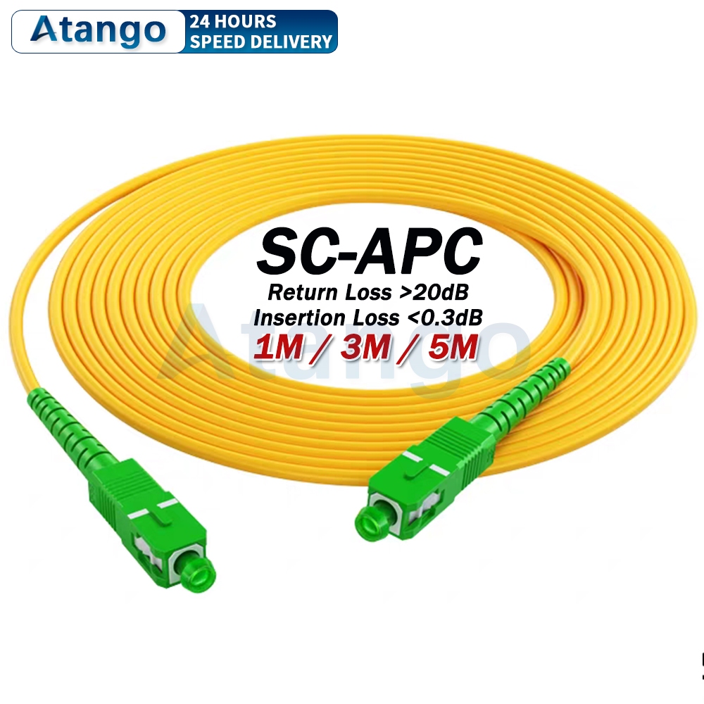 SC/APC-SC/APC Fiber Patch Cable1M 3M 5M Single Mode Fiber Simple For ...