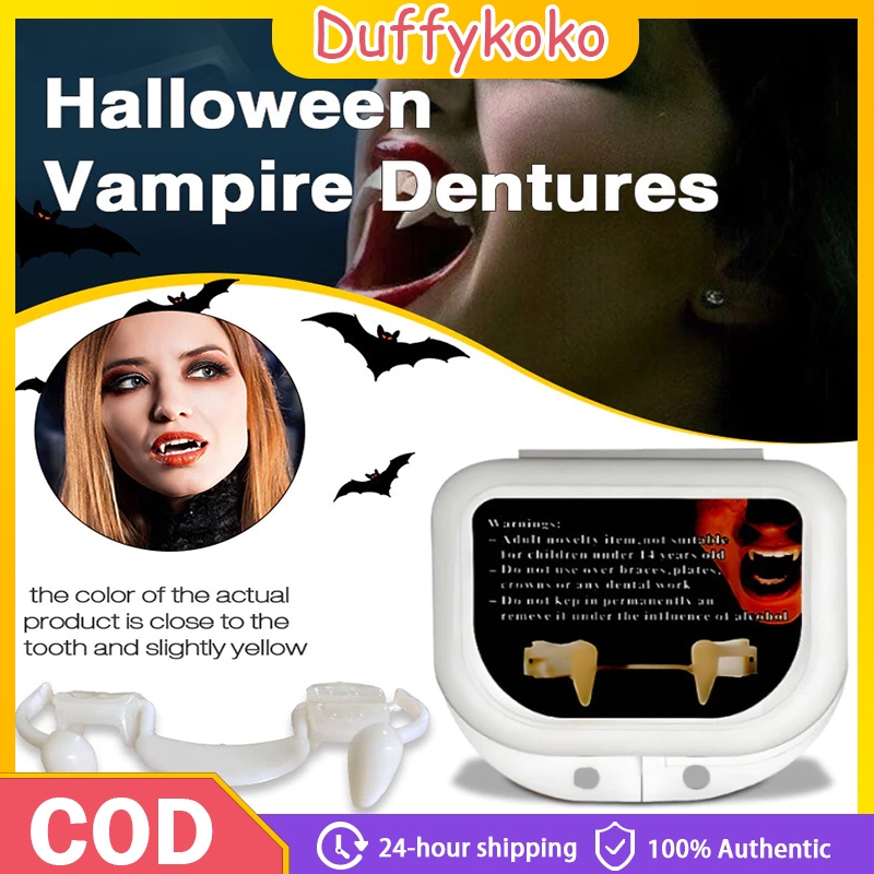 Vampire Fake Teeth Werewolves Fangs Dentures Costume Halloween Costume ...