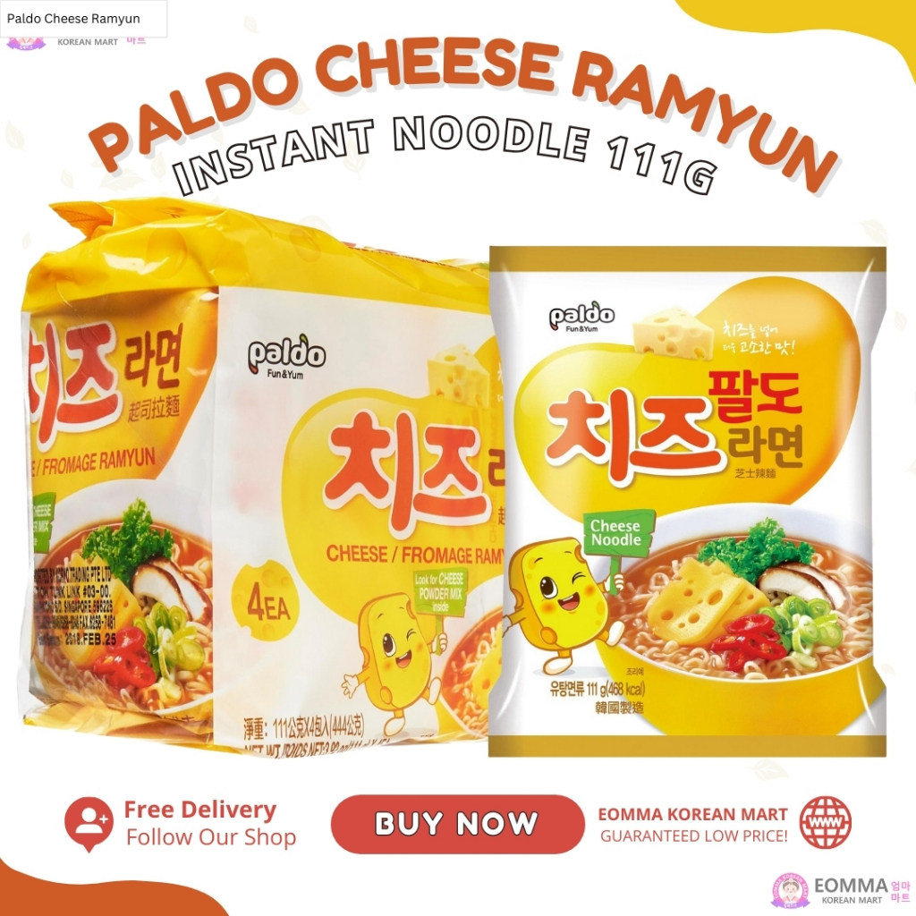 BUY 1 TAKE 1 Paldo Cheese Ramyun Noodle 111g 2026-2027 EXPIRY DATE ...