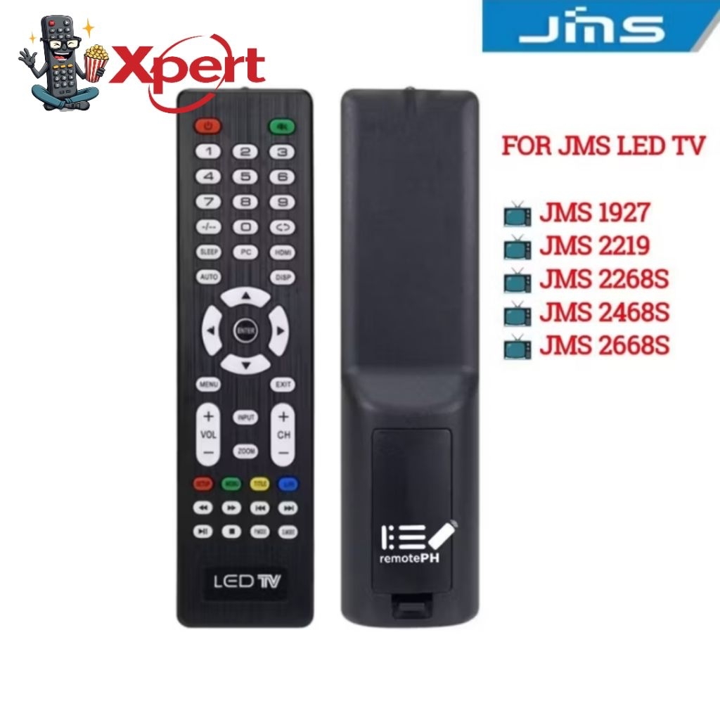 JMS TV Remote 1917 / 2219 /2268S / 2468S / JMS Non Smart TV Remote ...