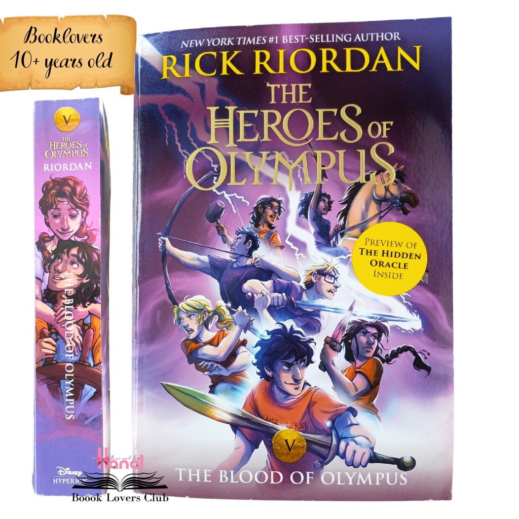 Rick Riordan The Heroes of Olympus Book 5 The Blood of Olympus ...