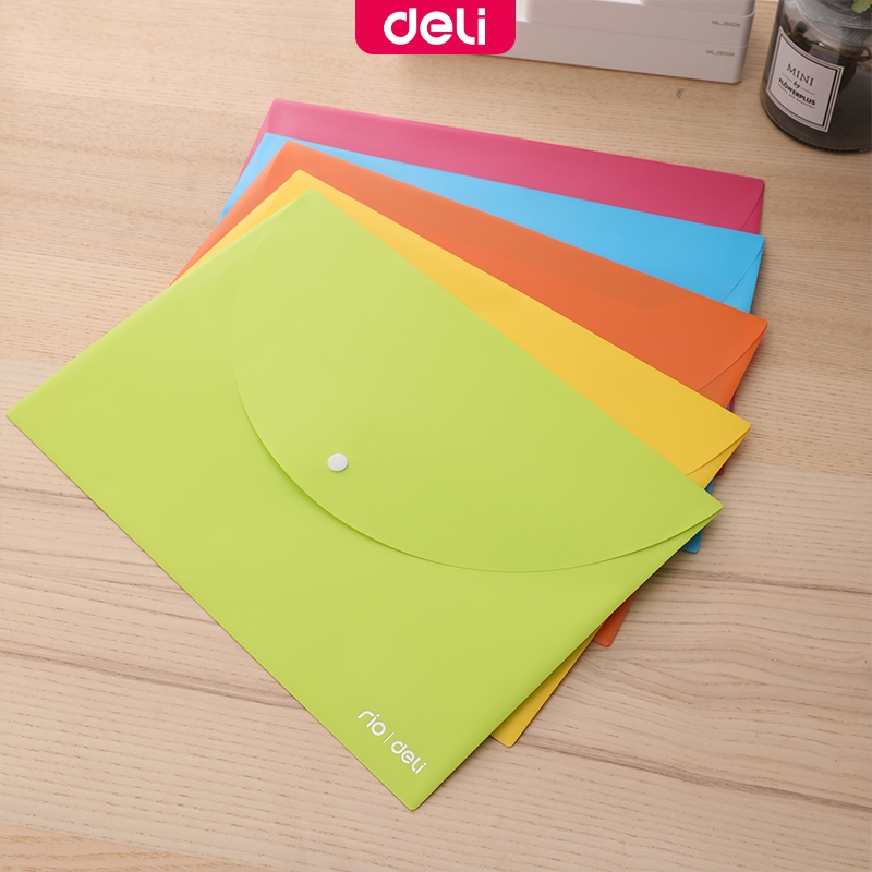 Deli A4 File Folder Box Document Organizer Storage Office School ...