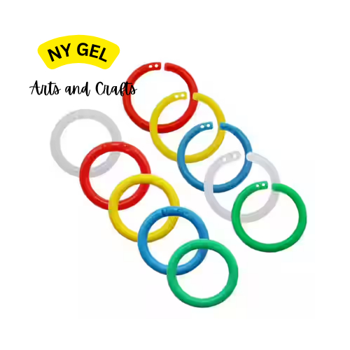 PLASTIC LOOSELEAF Rings 30pcs Pack Binder Rings | Shopee Philippines