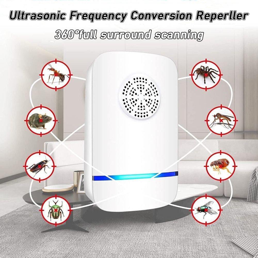 Ultrasonic Pest Repeller, Plug in for Insects Mosquitoes Pest Control ...
