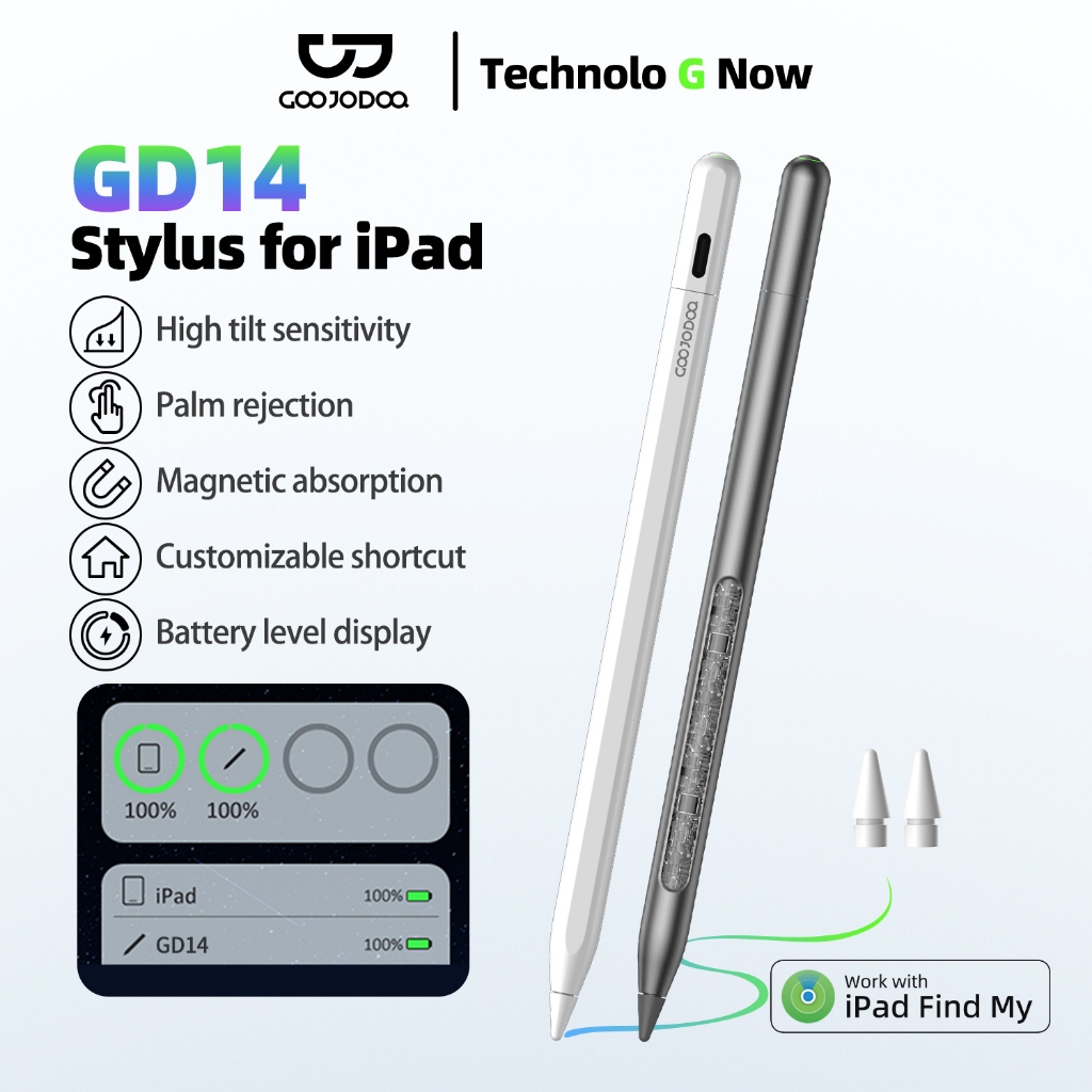 Digital Pen For Ipad Active Capacitive Pen GOOJODOQ GD14 Stylus