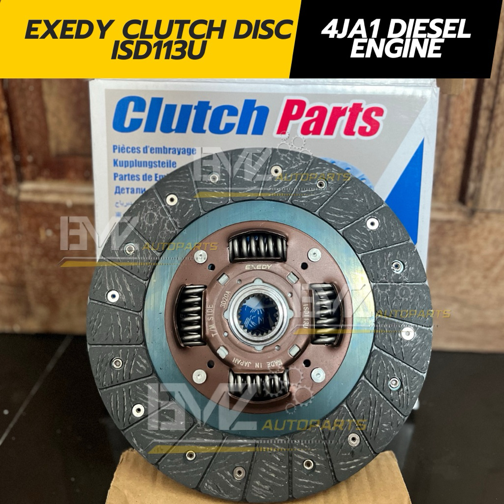 Exedy Clutch Disc ISD113U - Isuzu Crosswind (4JA1 Diesel engine) Isuzu ...