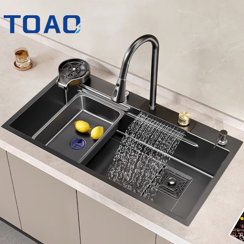 TOAO Modern Kitchen Sink Stainless for Kitchen Lababo Stainless Large ...