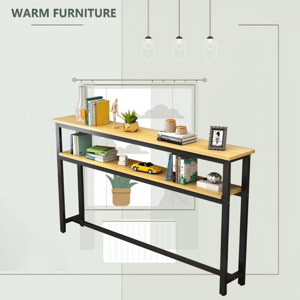 Narrow frame sofa side table storage rack bed back storage rack bedside ...