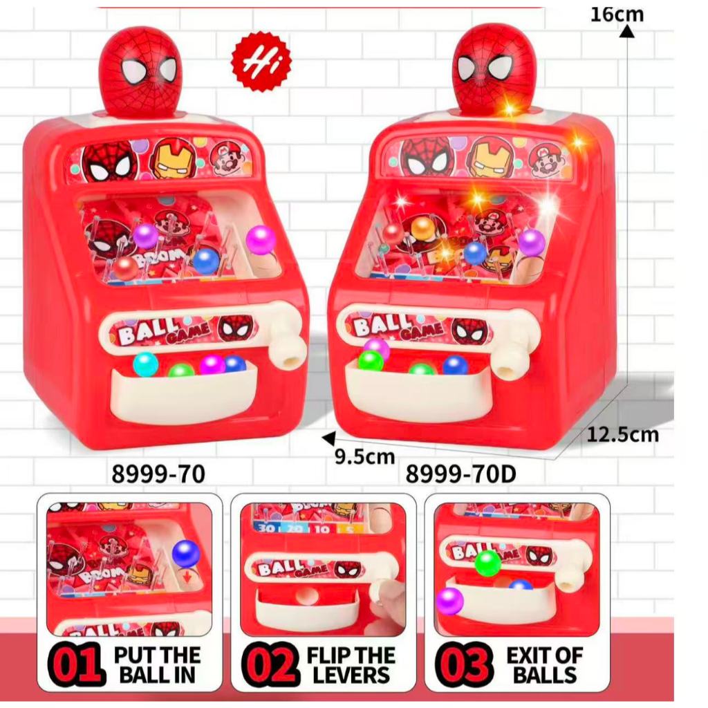 pinball game machine educational toy small shooting birthday gift for ...