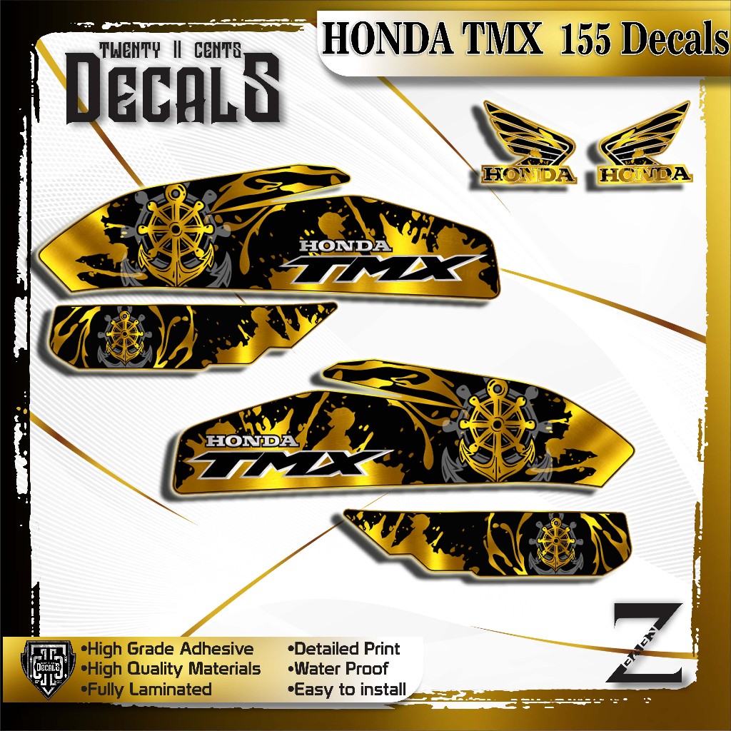 Honda TMX 155 High-Quality Decals and Stickers (assorted design ...