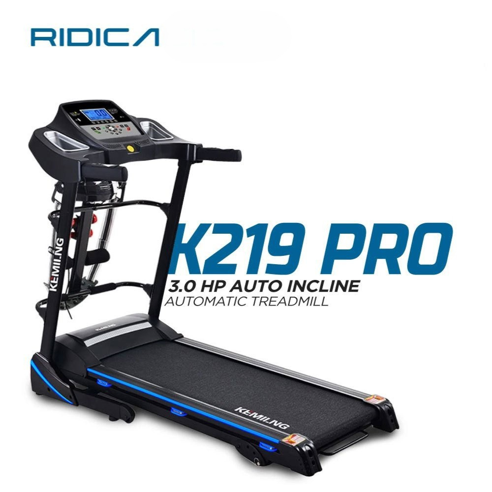 Ridica K219 Pro 2.5HP Multi-Functional Bluetooth Treadmill with Auto ...