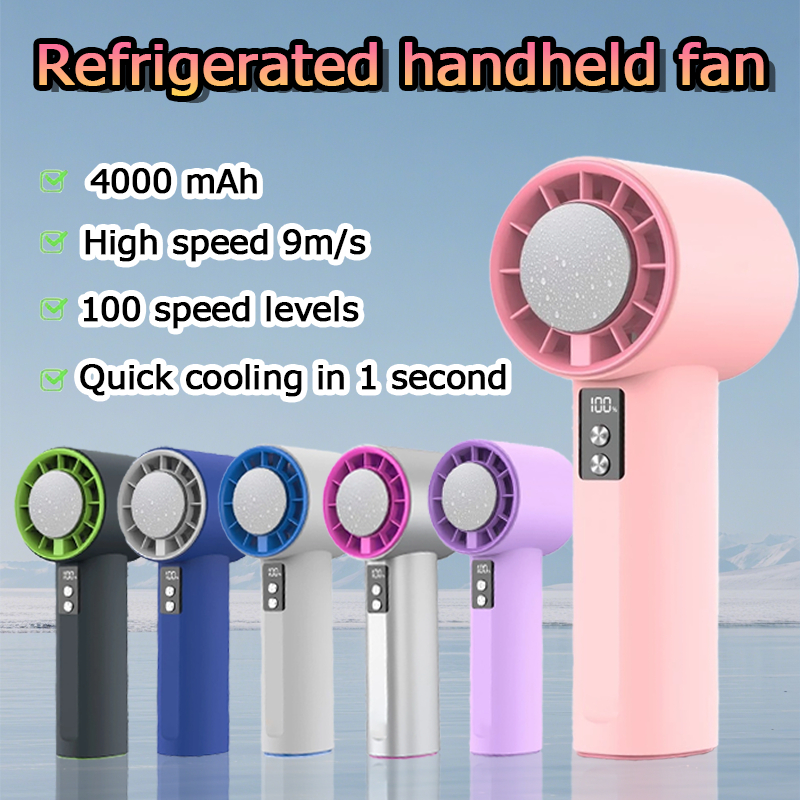 High Speed Mini Turbo Fan Portable Rechargeable Handheld Mini Fan 100 ...