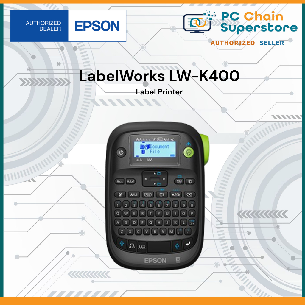 Epson Label Works LW-K400 Label Printer / Epson Label Works Tape ...