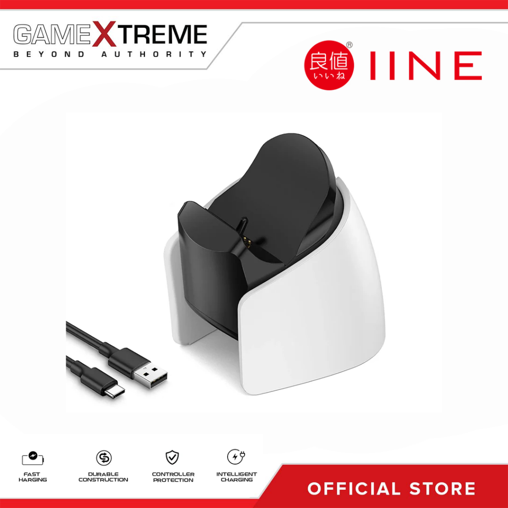 IINE Mini Charging Dock for PS5 Dual Sense/ Dual Sense Edge Controller ...
