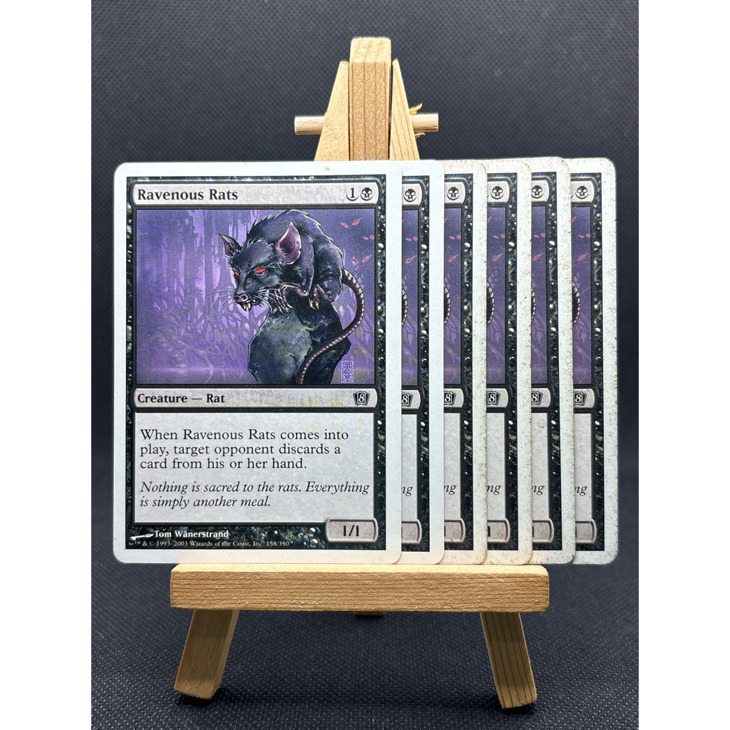 MTG Magic the Gathering Ravenous Rats | Shopee Philippines