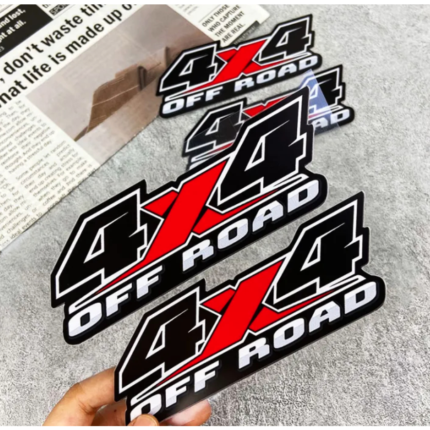 4X4 Offroad Decal Stickers 2Pcs Auto Body Window Rear Bumper Refit ...