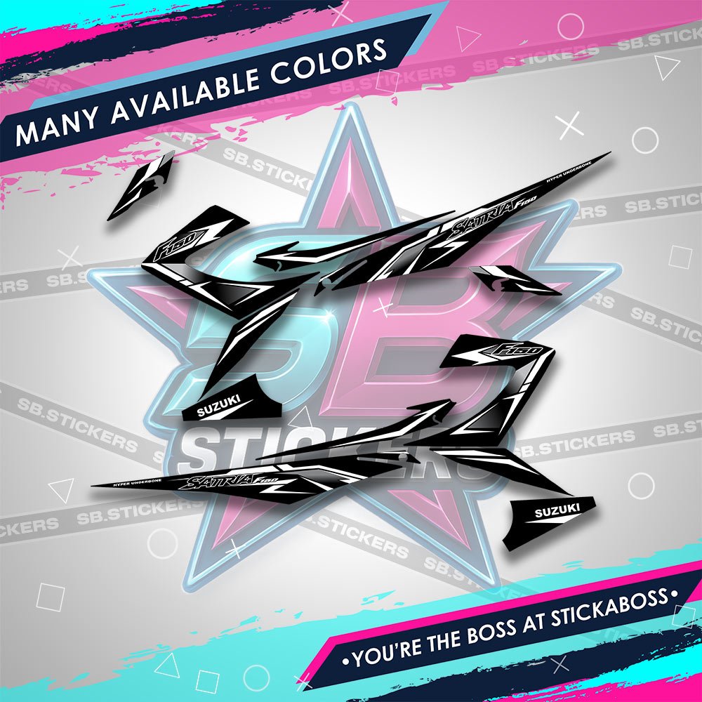 RAIDER 150 CARB STICKER DECALS ( SATRIA F150 GARANSI ) | Shopee Philippines