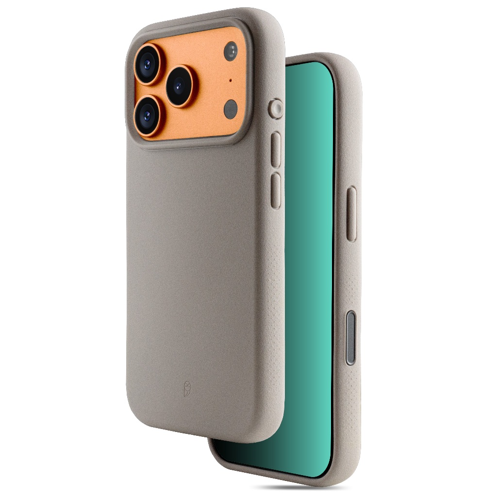 Caseology Nano Pop Mag voor iPhone 16 Pro Hoesje [Magnetisch] Militaire Valbescherming met Grip Patronen Aan de Zijkant iPhone 16 Pro - Papaya Gray