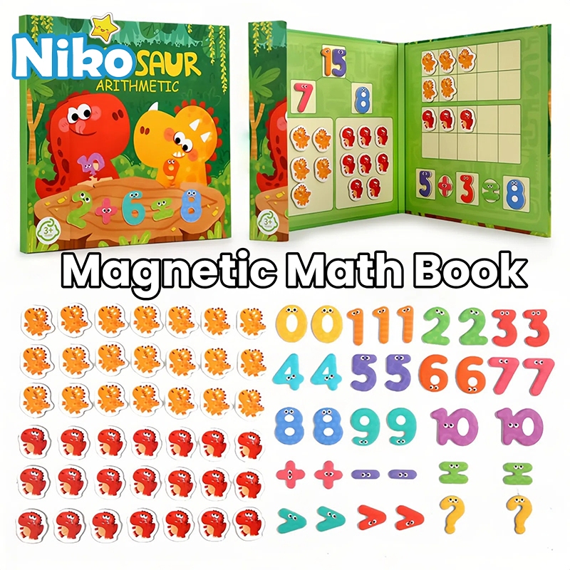 NIKO Kids Early Education Book Magnetic Math Arithmetic Book Early ...