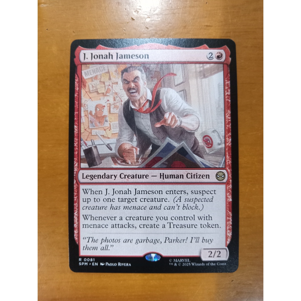 j jonah jameson mtg card Amazon.com: Gamegenic Magic: The Gathering Marvel's Spider-Man J. Jonah  Jameson Prime PLAYMAT