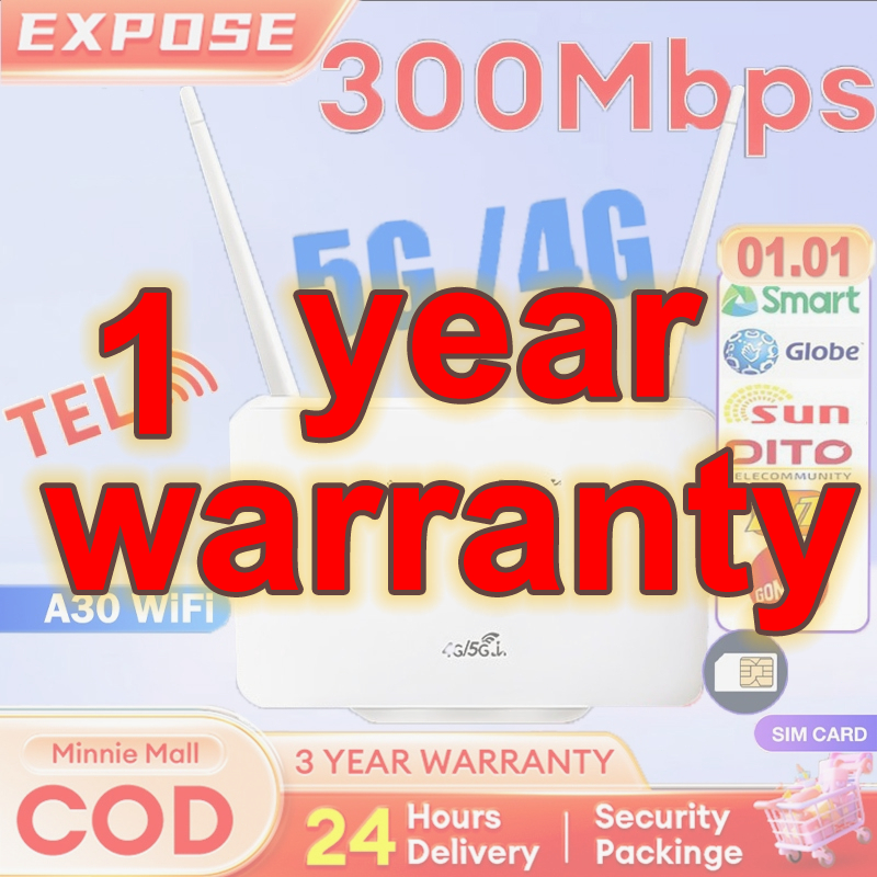 EXPOSE 300Mbps Router WiFi Router with Sim Card Dual Band 4G/5G Network ...