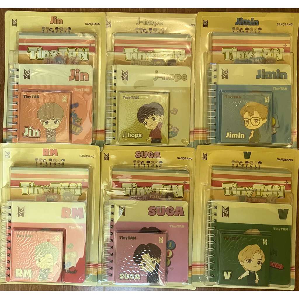 Notebook Set-BTS TinyTan | Shopee Philippines