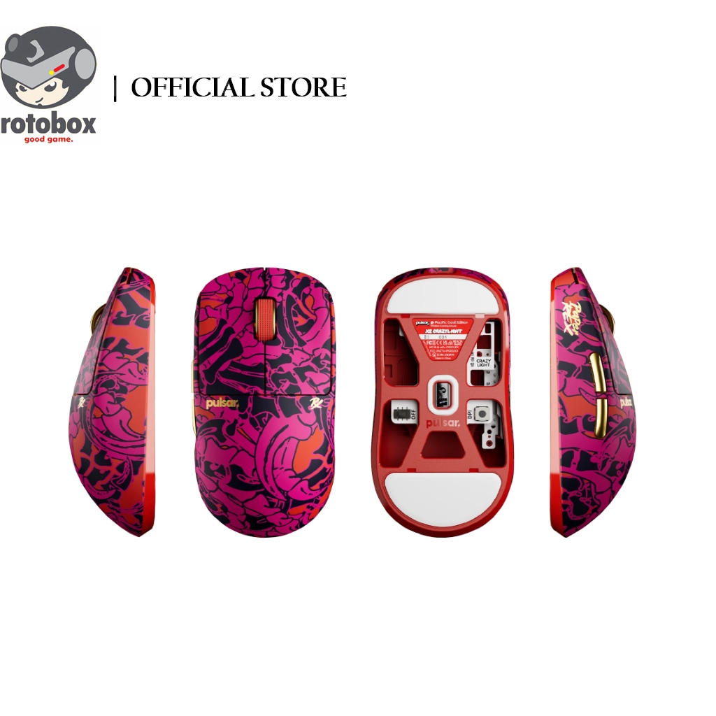 Pulsar [PRX Pacific Gold Edition] X2 CrazyLight Gaming Mouse