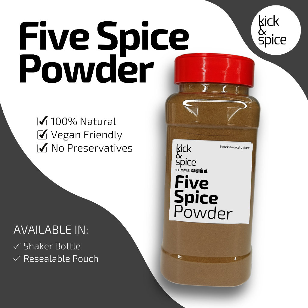 Kick and Spice Chinese Five Spice Powder All Natural High-Quality Herbs ...