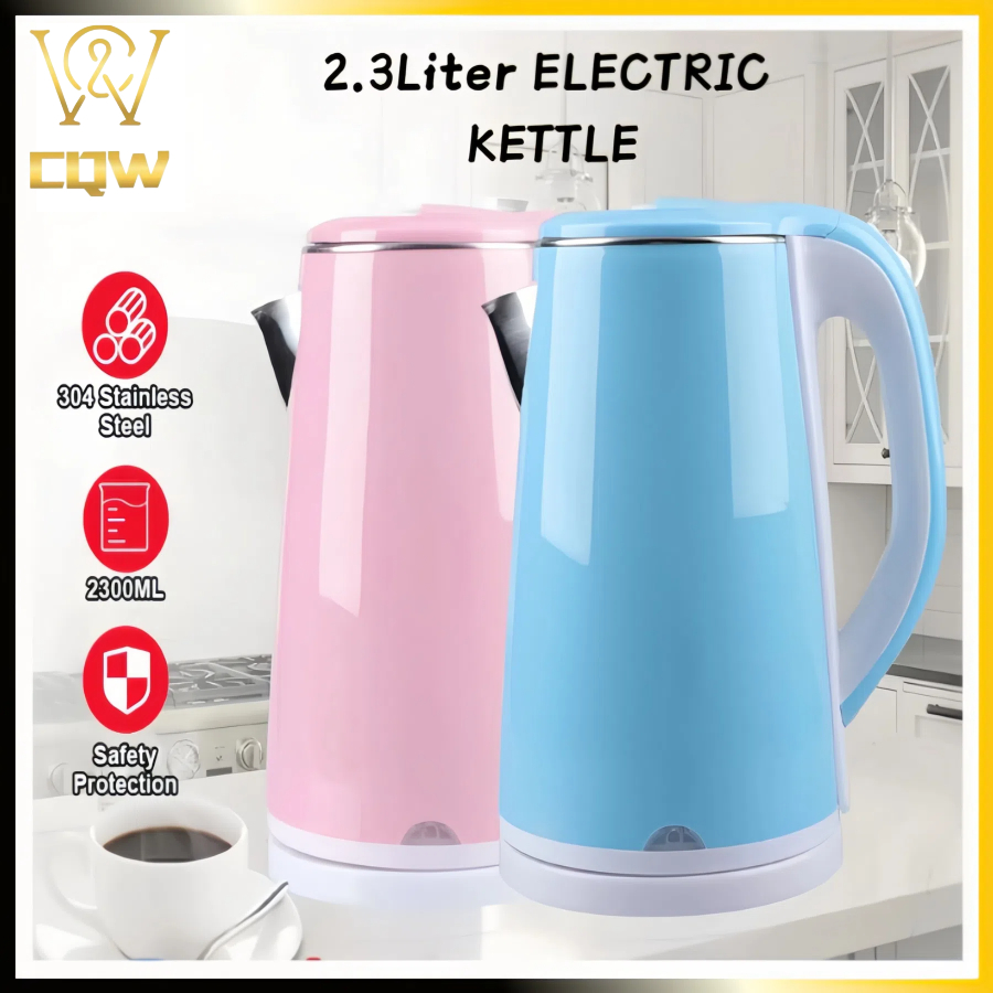 CQW.NO1 Kitchen 2.3L Stainless Steel Electric Water Kettle w/Safety ...
