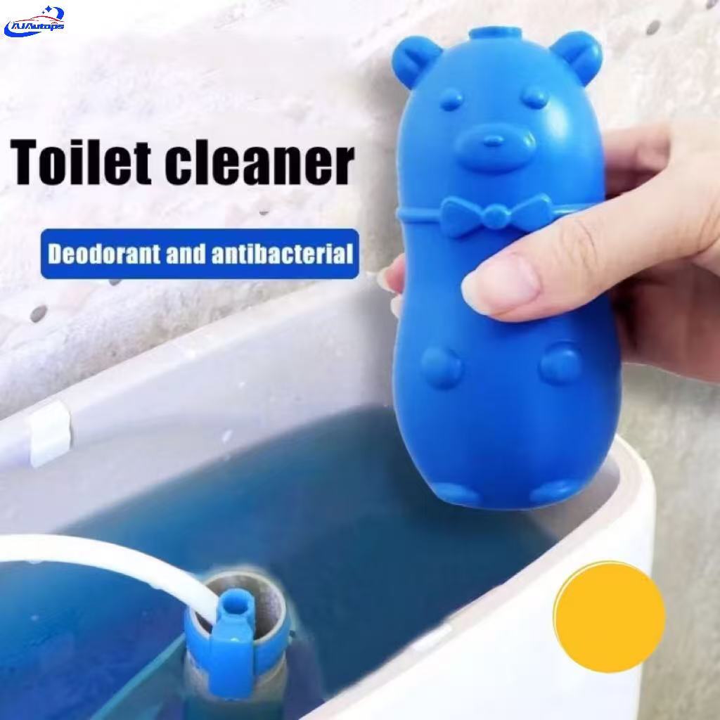 Cute Bear Blue Bubble Toilet Cleaner Deodorant Toilet Bowl Magic ...