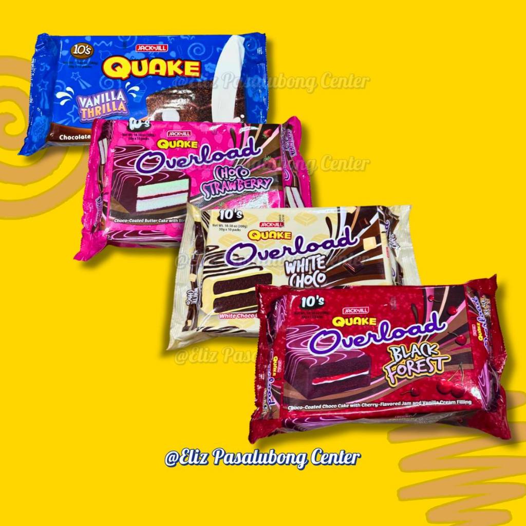 (JACK & JILL) OVRER LOAD VANILLA TRILLA, CHOCO STRAWBERRY, WHITE CHOCO ...