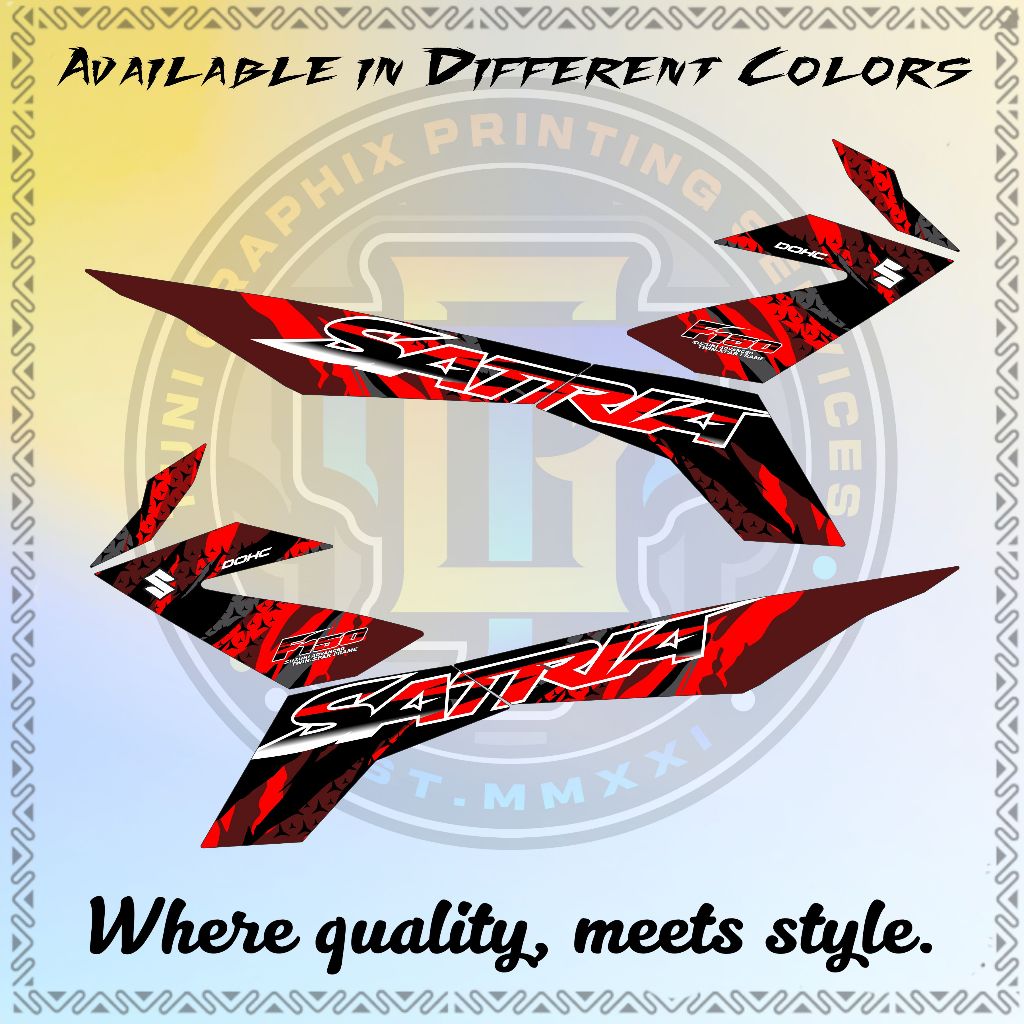 RAIDER 150 FI CARMEYE SJ RACING CONCEPT DECALS BY TUNI GRAPHIX | Shopee ...