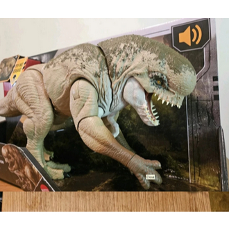 Mattel Jurassic World Battle Action! Roaring Distortasaurus Rex/Kids ...