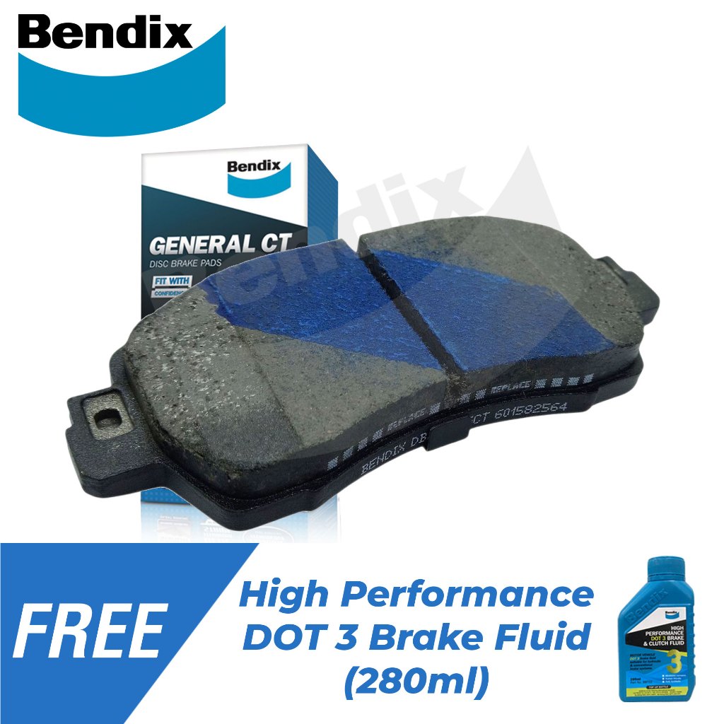 Bendix Brake Pads GCT DB 2734 Front Set for TOYOTA WIGO 2023-25 ...