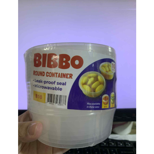 10pcs Bibbo 10z Round Container Microwavable | Shopee Philippines