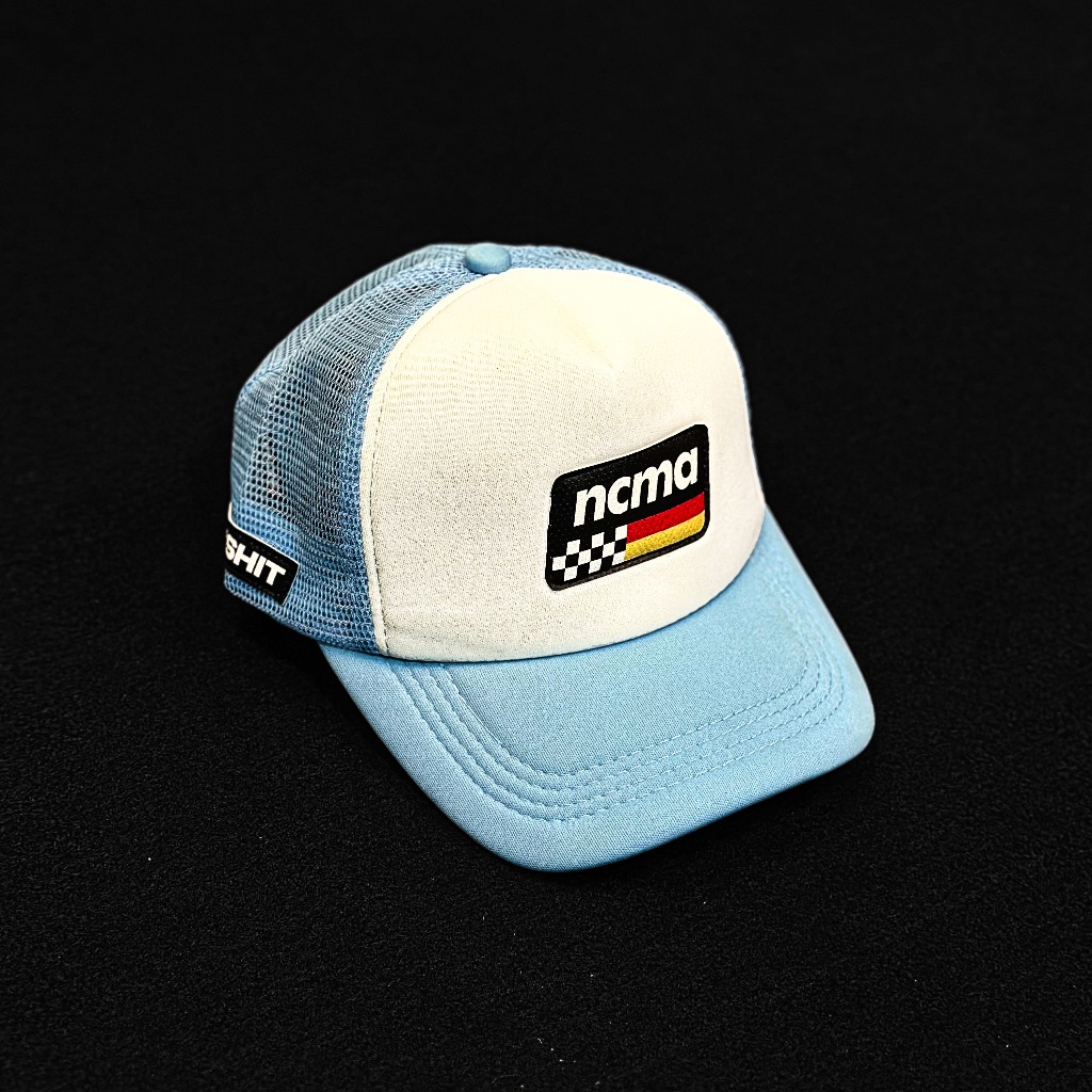 TEAM INCIMA - PODIUM - TRUCKER MESH CAP - PASTEL BLUE | Shopee Philippines