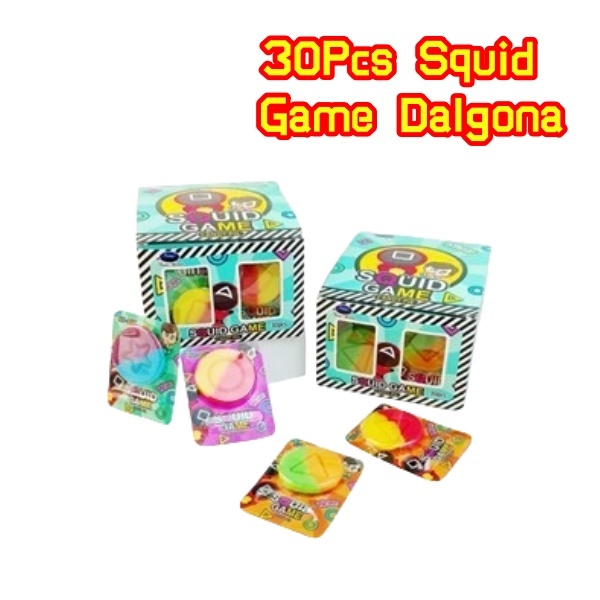 30Pcs Squid Game Dalgona/COD/Lootbag Candies/Loot Bags Giveaways Toys ...