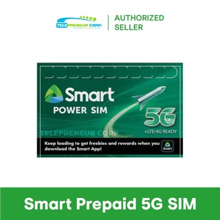 Smart Prepaid SIM Card (5G + LTE/4G Ready) / Telepreneur Corp | Shopee ...