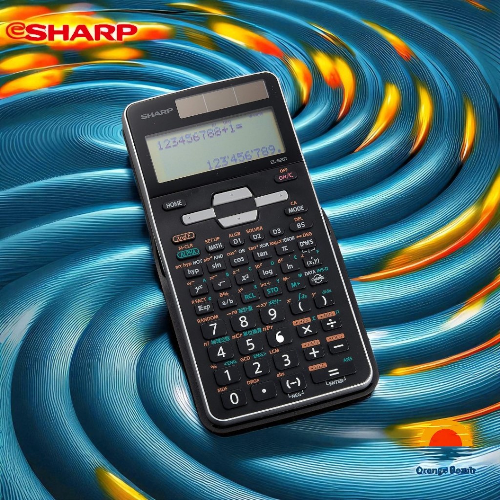 SHARP Pythagoras EL-520T-X/585 Functions/Fast Accurate Results/Made in ...