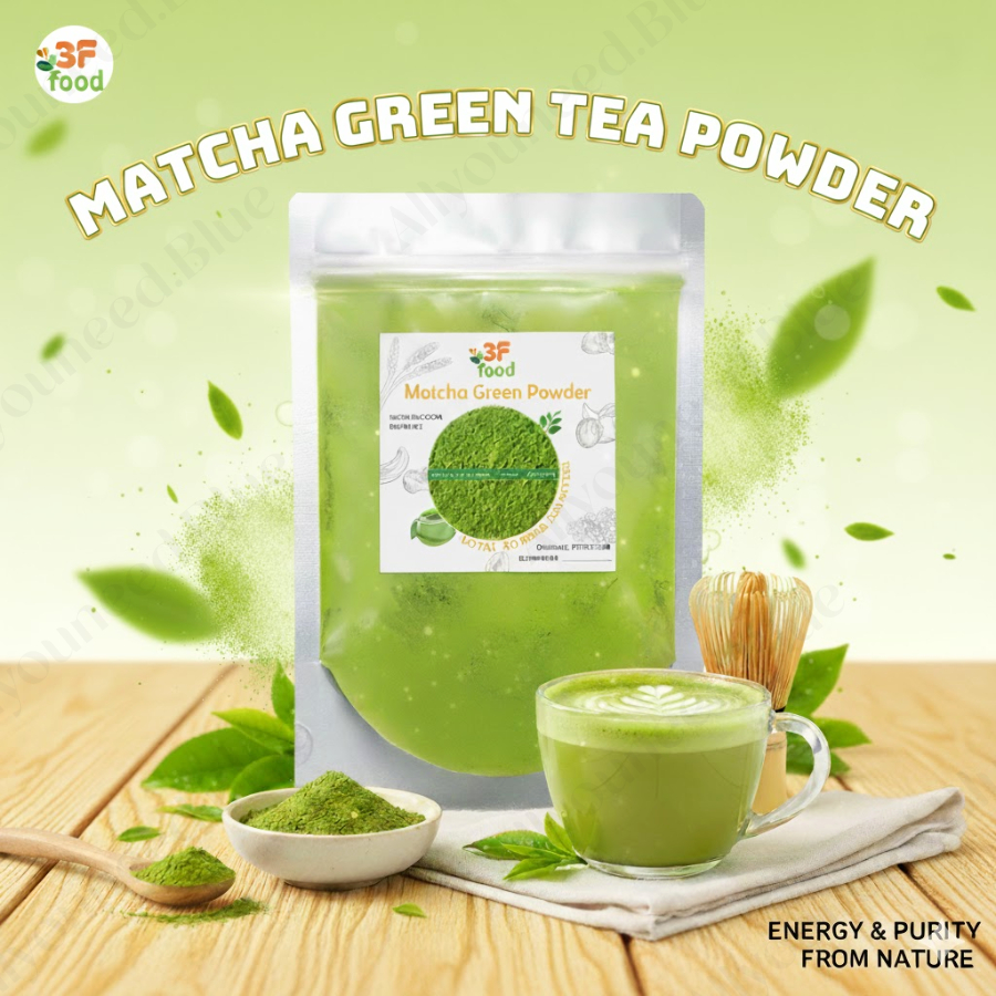 3FFOOD Matcha Green Tea Powder 1000g – Premium Japanese Ceremonial ...