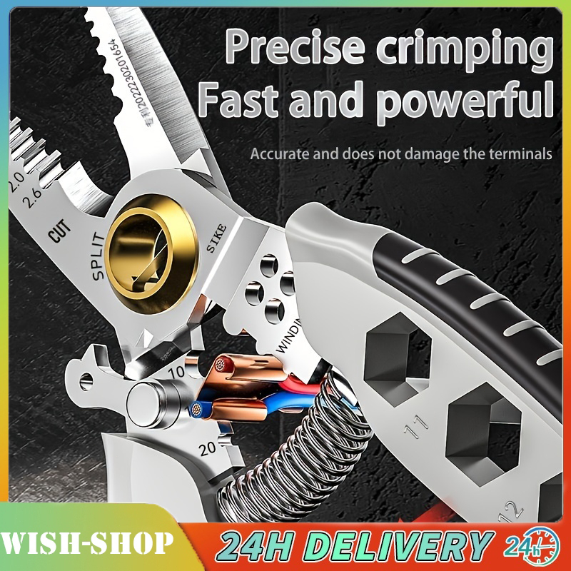 Wire Stripper Multi-function Sharp Cutting Quick Splitting Pliers ...