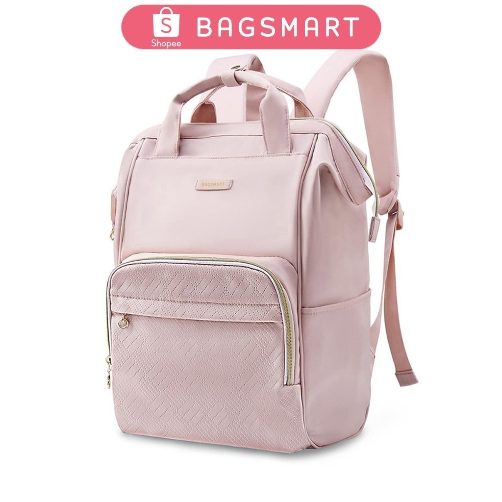 BAGSMART 15.6 inch Laptop Backpack Waterproof Travel Backpack Fashion ...