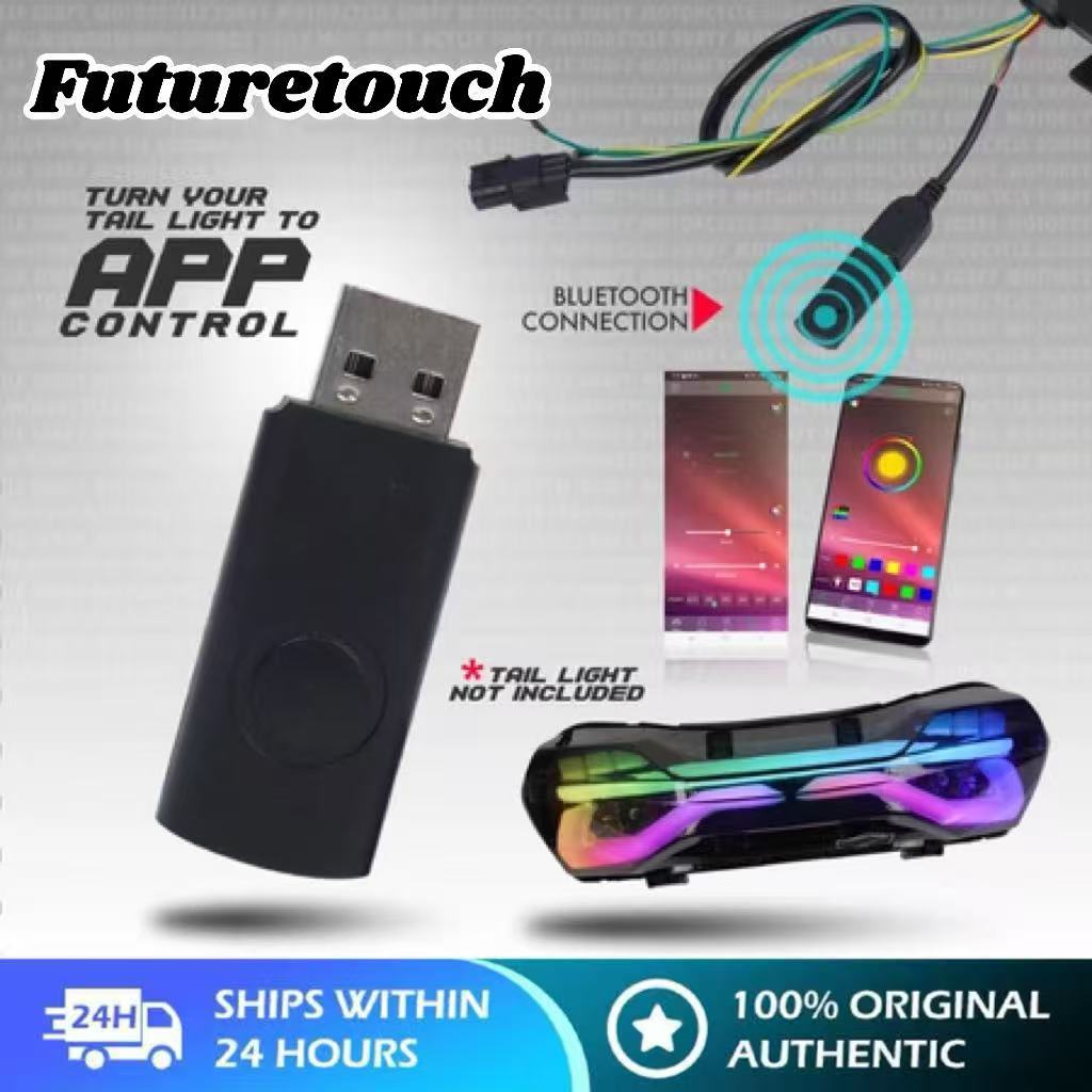 [12H]SharkPower Tail Light USB Adapter App-Controlled Bluetooth Plug ...