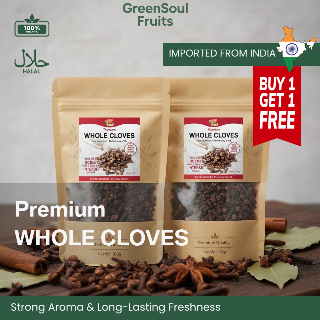 BUY 1 GET 1 Premium Organic Whole Dried Cloves 100g | Natural and ...