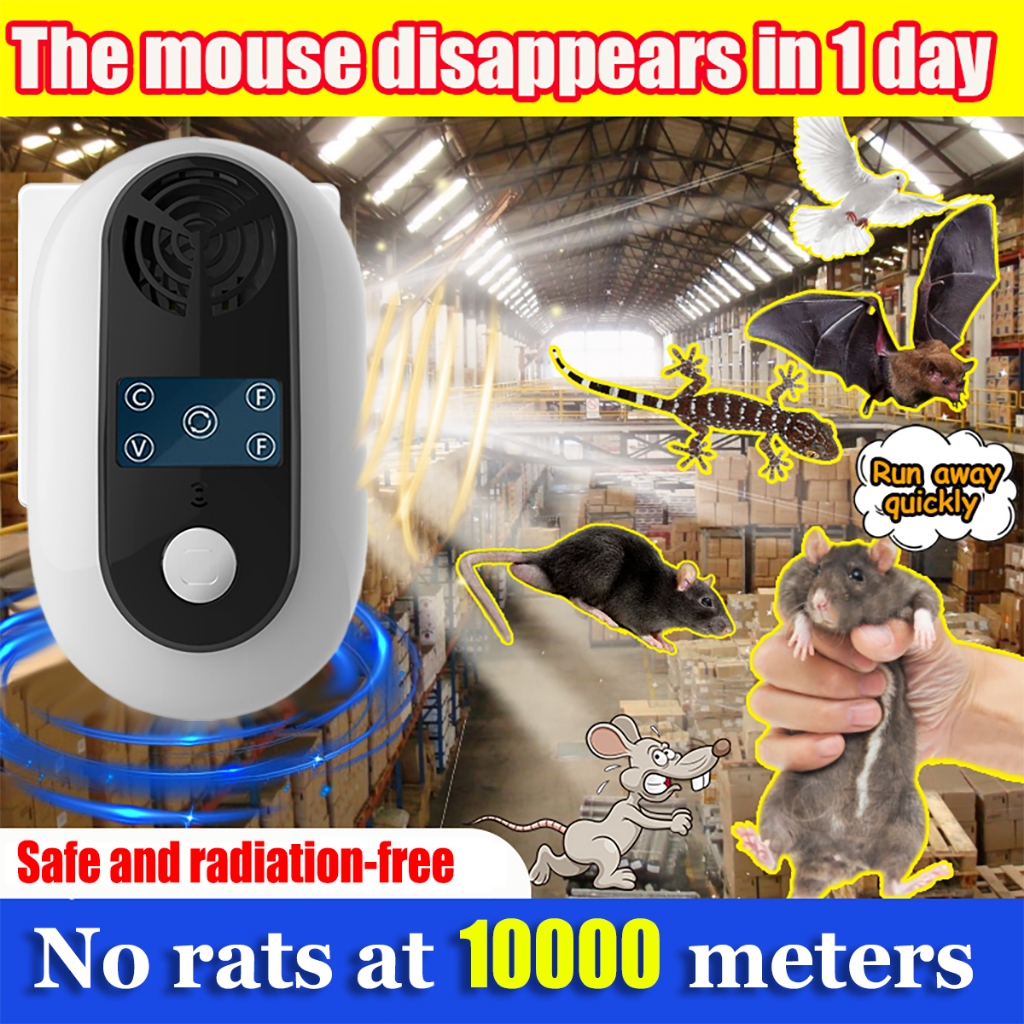 Ultrasonic mouse repellent insect repellant rat killer electric rodent ...