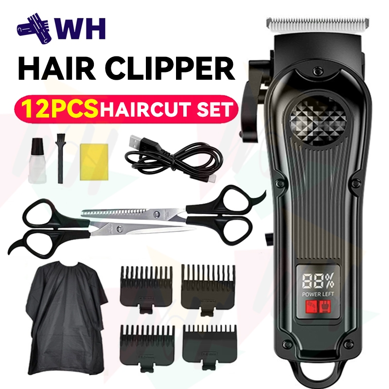 Professional Electric Shaving Razor Hair Clipper Rechargeable Trimmer ...