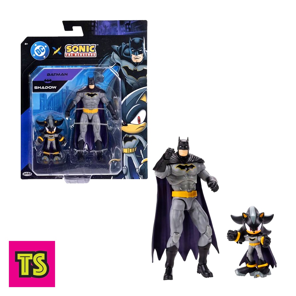 Batman & Shadow 2-Pack, DC x Sonic the Hedgehog by Jakks Pacific 2025 ...