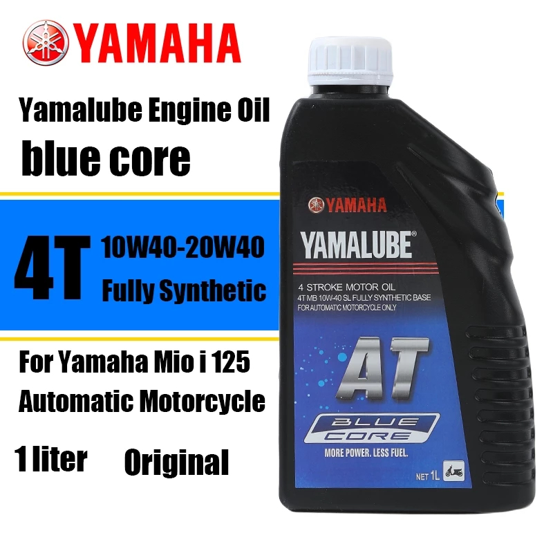 YAMAHA YAMALUBE Blue Core 10W-40 Engine Oil – Fully Synthetic 1L for ...